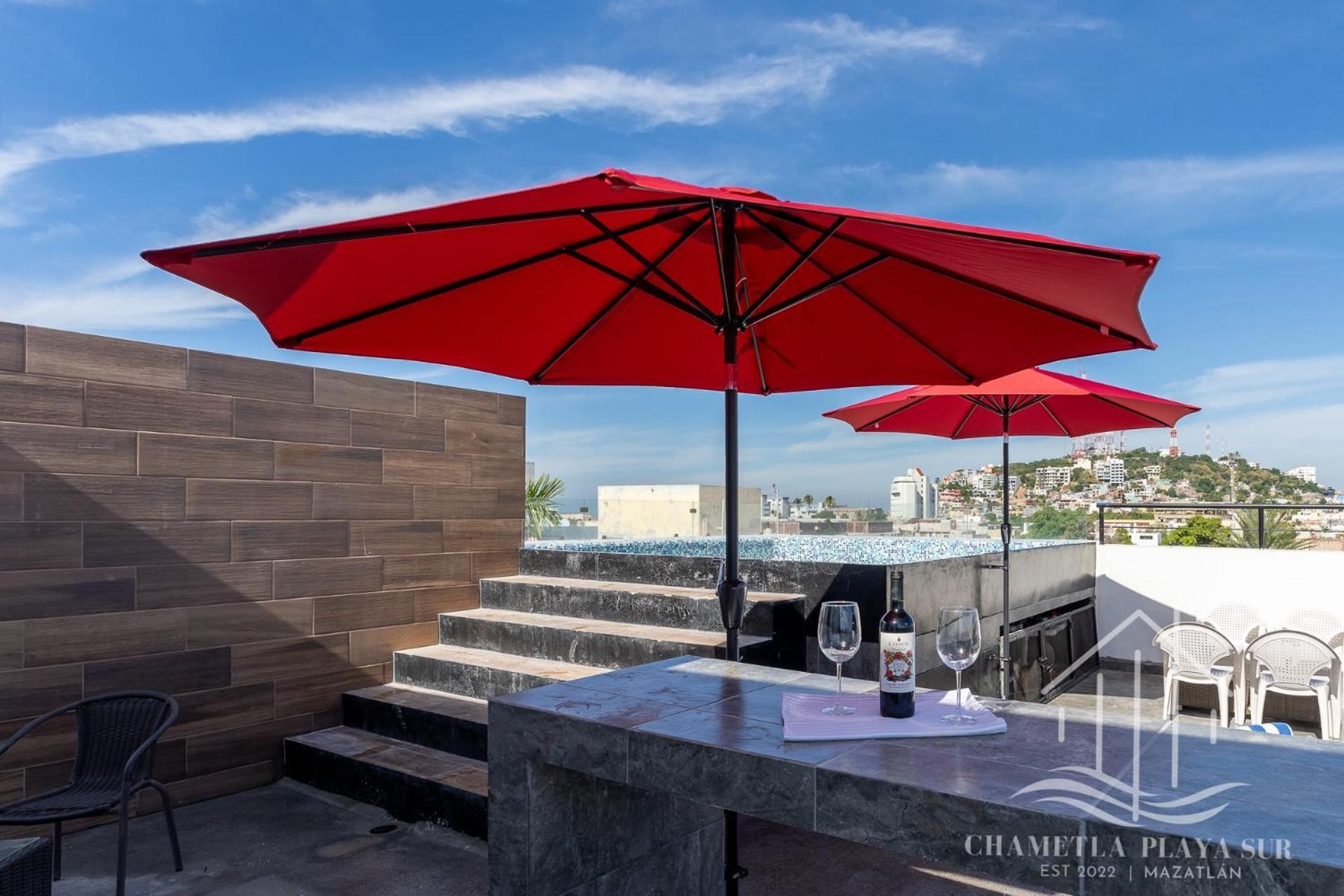 New & Comfy, 5 Star Area, Walk 2 Beach, Pool, Views, King Bed Mazatlán Exteriör bild